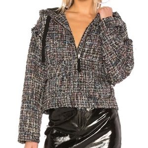 LPA tweed sweater jacket 593 NWOT